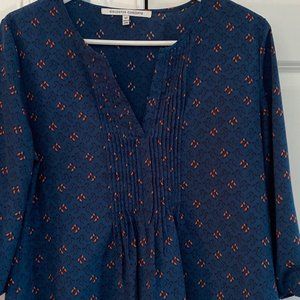 Long-sleeve Blue Women's Blouse